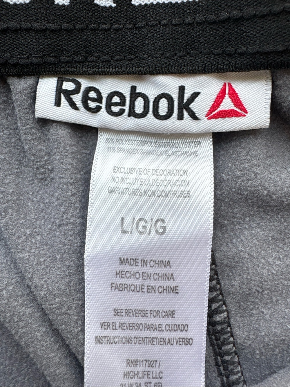 Reebok Men’s Black & Gray Camo Athletic Shorts - Picture 2 of 15